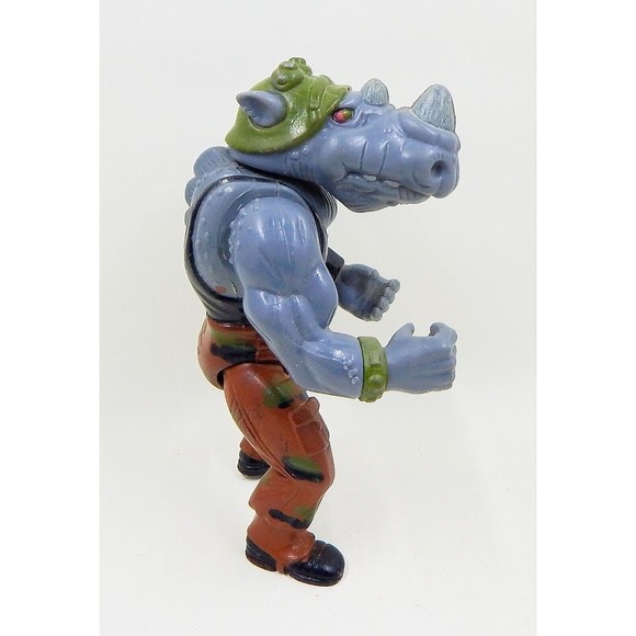 TMNT Rocksteady Rhino 1988 Mirage Studios Playmates Action Figure Turtle - Picture 7 of 11